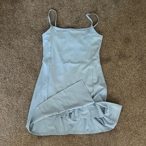 Elegant Blue Mini Dress